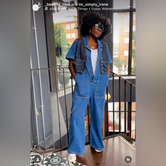 *SOLD* BNWT 🇬🇧 Beyond Nine Charlie Denim Jumpsuit - Picture 2 of 8
